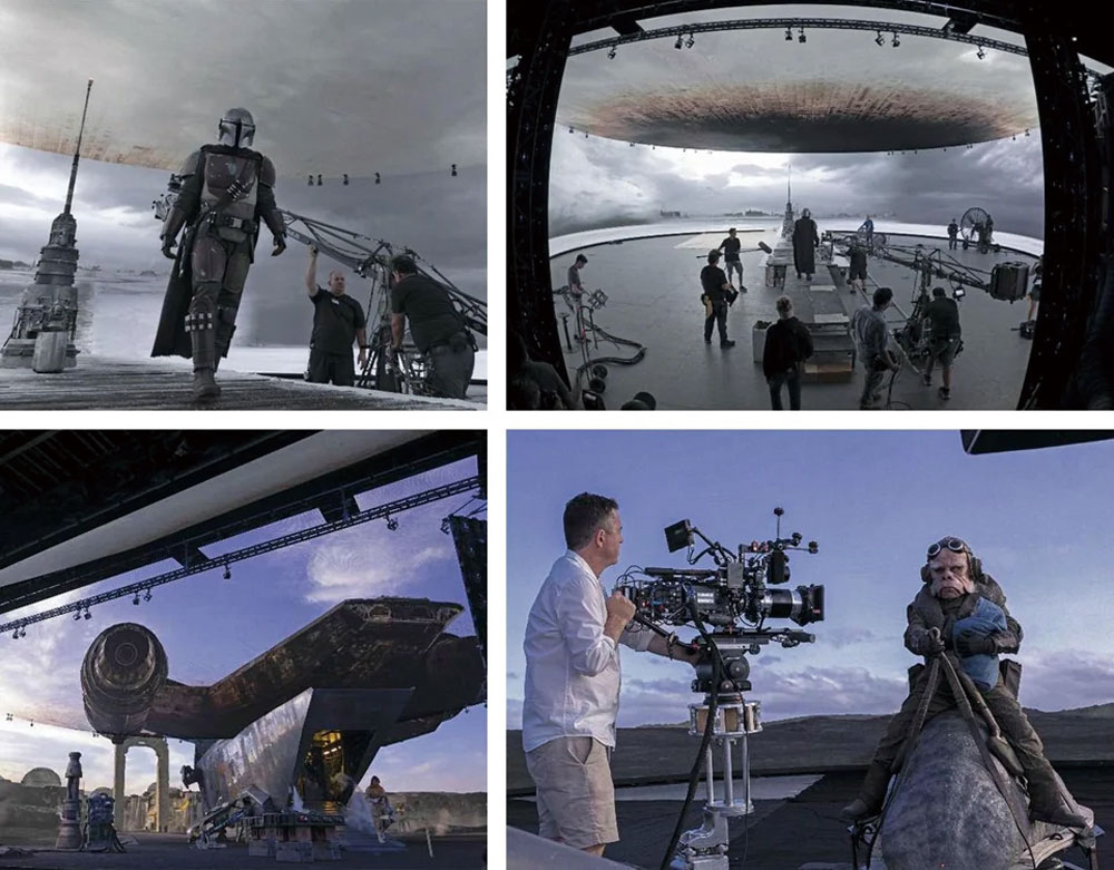 그림 1 언리얼 엔진을 사용한 영화 <The Mandalorian> 버추얼 프로덕션 시스템 제작과정